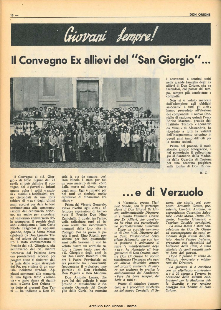 Don Orione, 67, 08, 01-06-1972, pagina 16