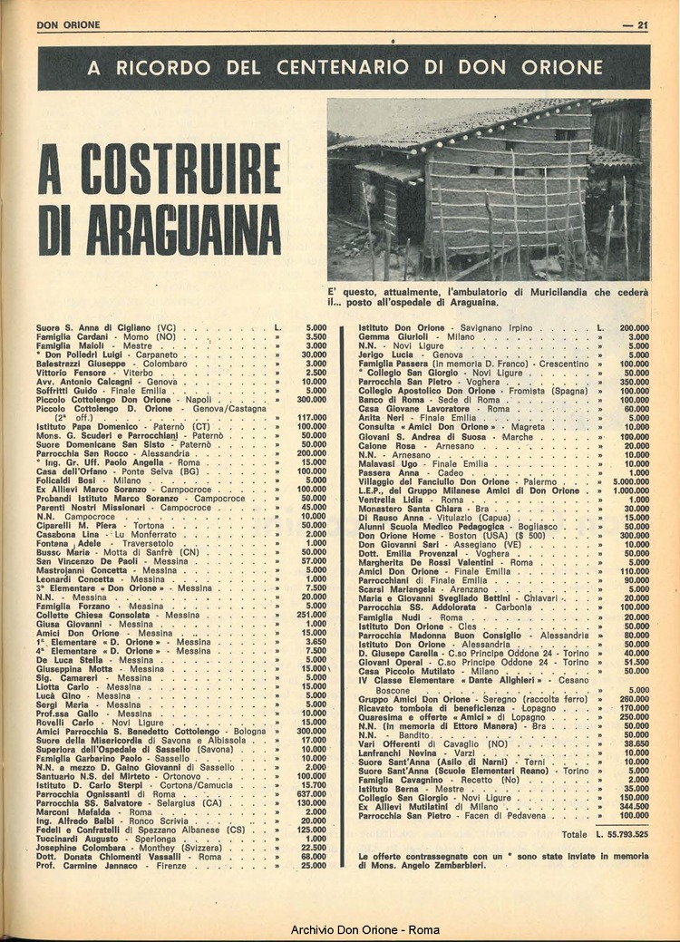 Don Orione, 67, 08, 01-06-1972, pagina 21