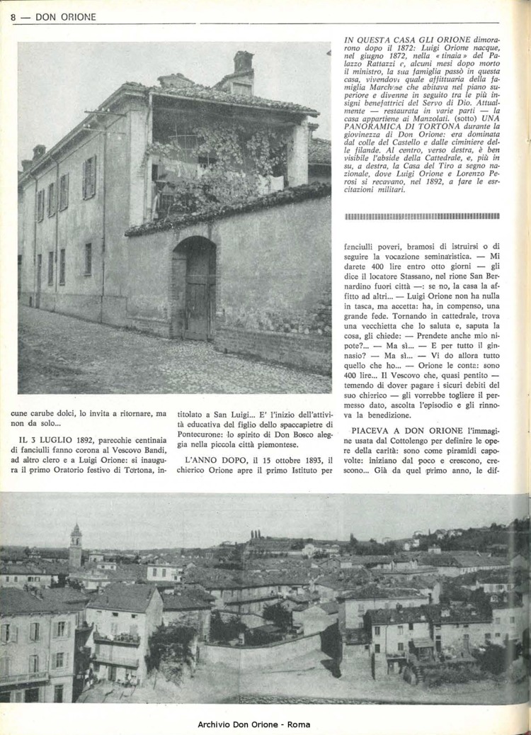 Don Orione, 67, 09, 15-06-1972, pagina 8
