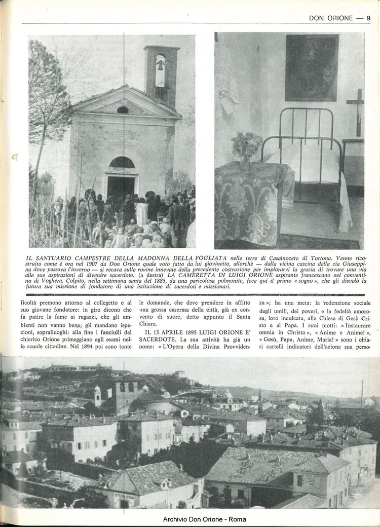 Don Orione, 67, 09, 15-06-1972, pagina 9