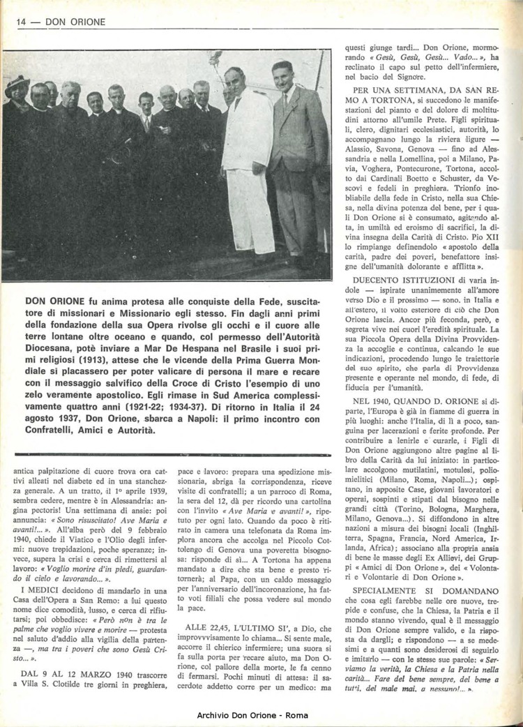 Don Orione, 67, 09, 15-06-1972, pagina 14
