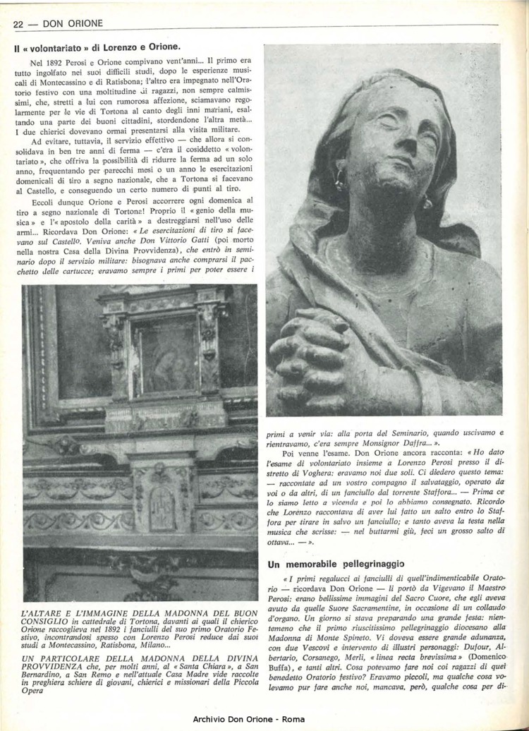Don Orione, 67, 09, 15-06-1972, pagina 22