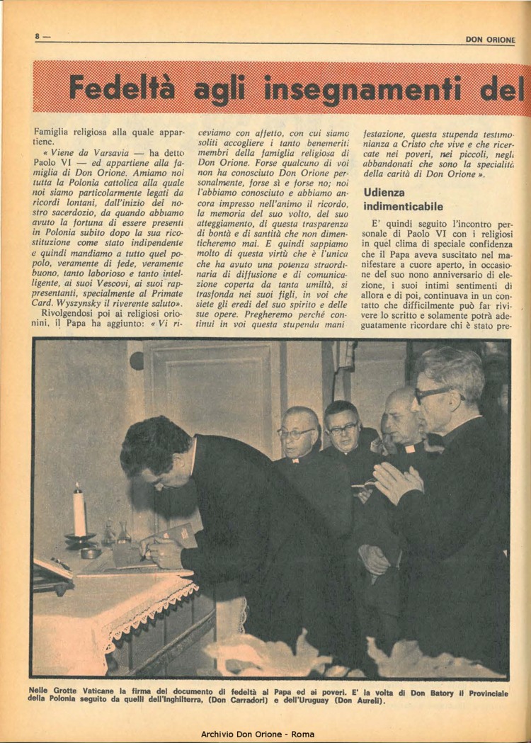Don Orione, 67, 10, 01-07-1972, pagina 8