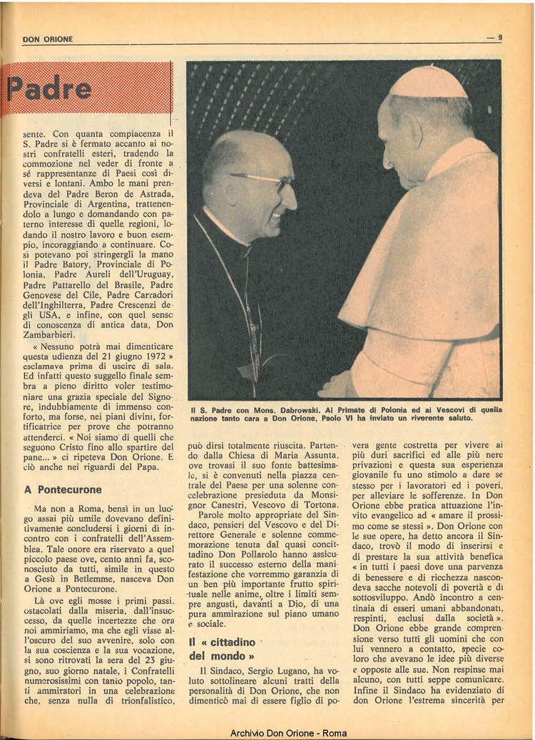Don Orione, 67, 10, 01-07-1972, pagina 9