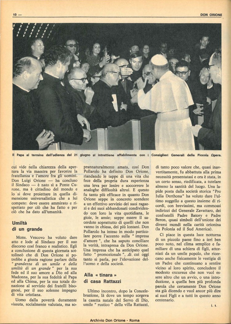Don Orione, 67, 10, 01-07-1972, pagina 10
