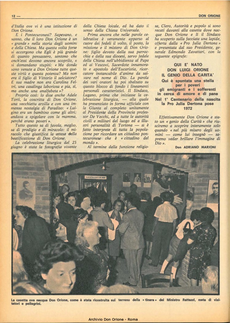 Don Orione, 67, 10, 01-07-1972, pagina 12