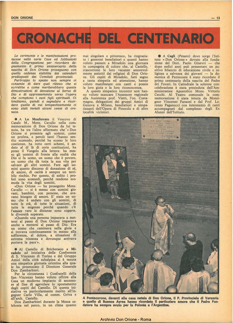 Don Orione, 67, 10, 01-07-1972, pagina 13