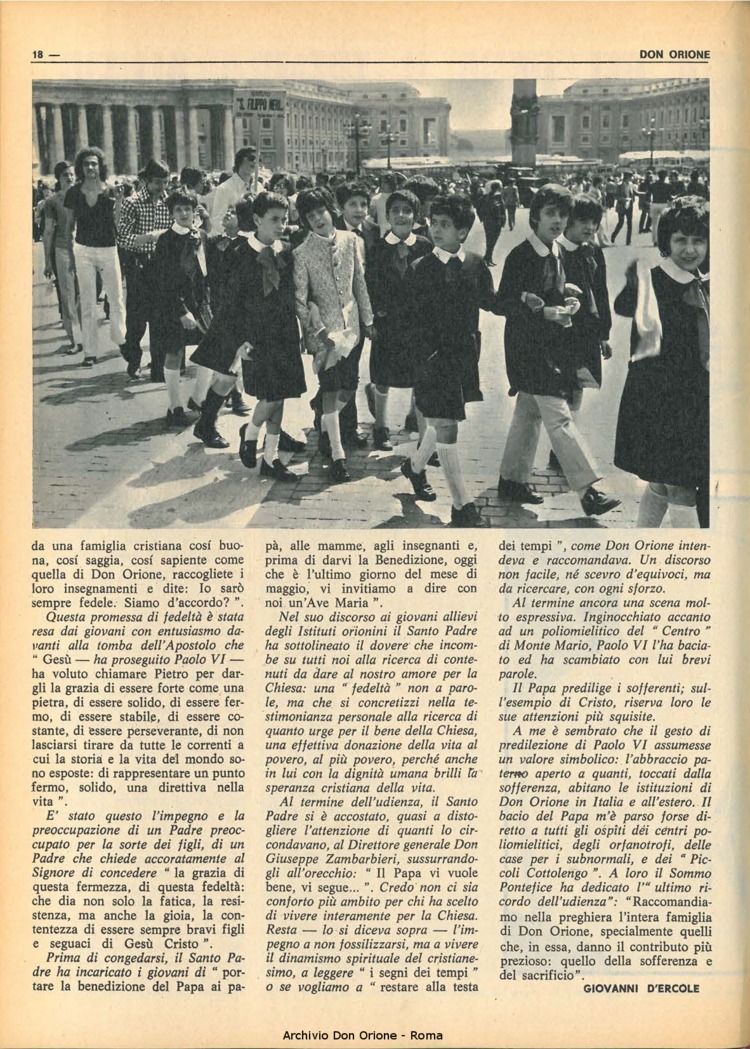 Don Orione, 67, 10, 01-07-1972, pagina 18