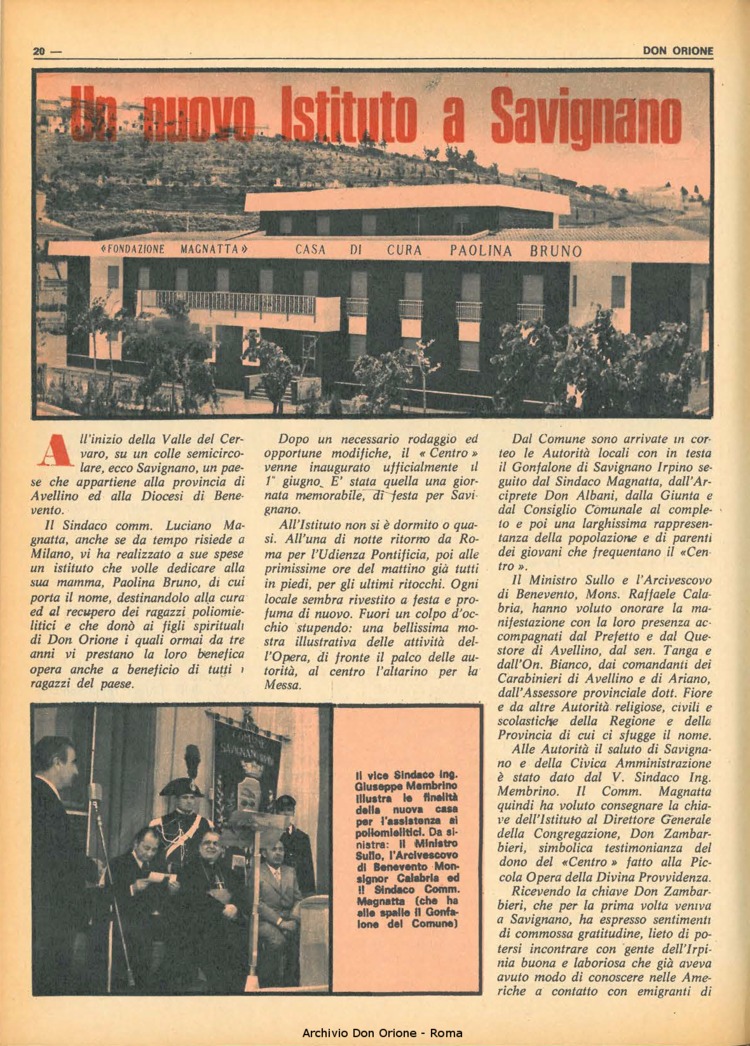 Don Orione, 67, 10, 01-07-1972, pagina 20