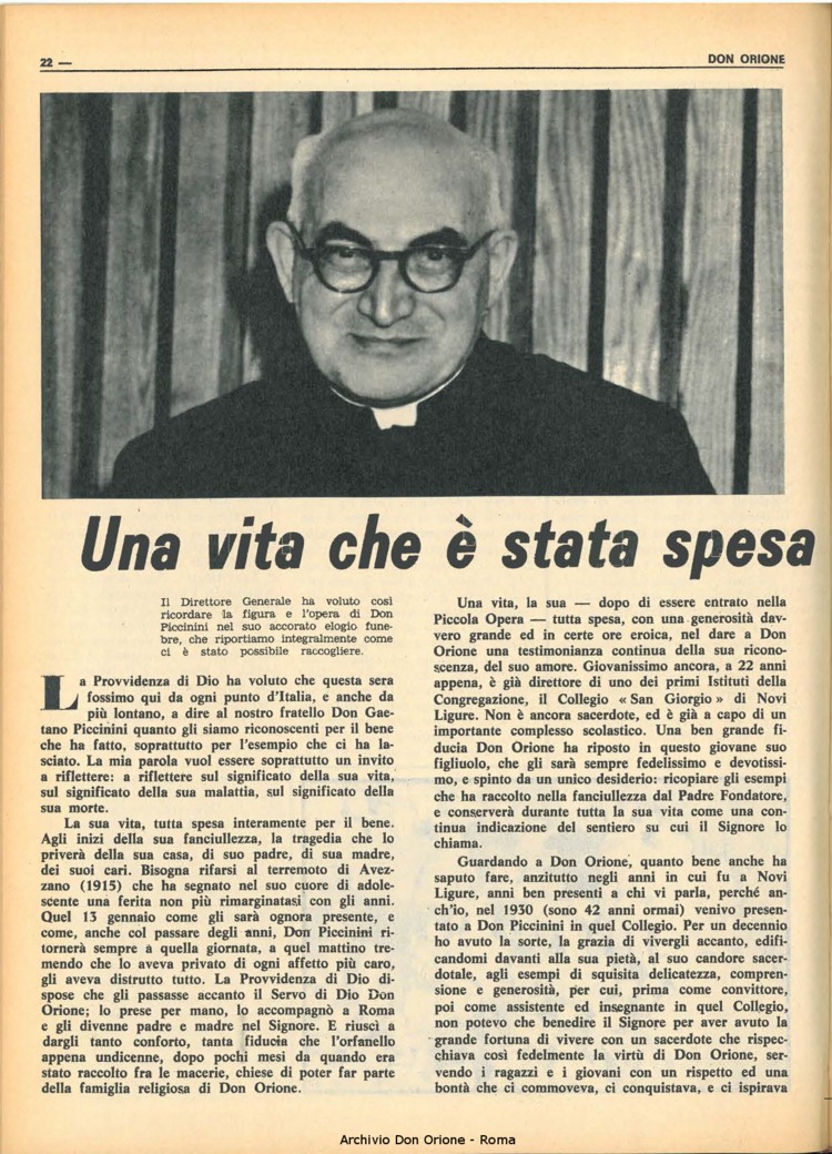 Don Orione, 67, 10, 01-07-1972, pagina 22