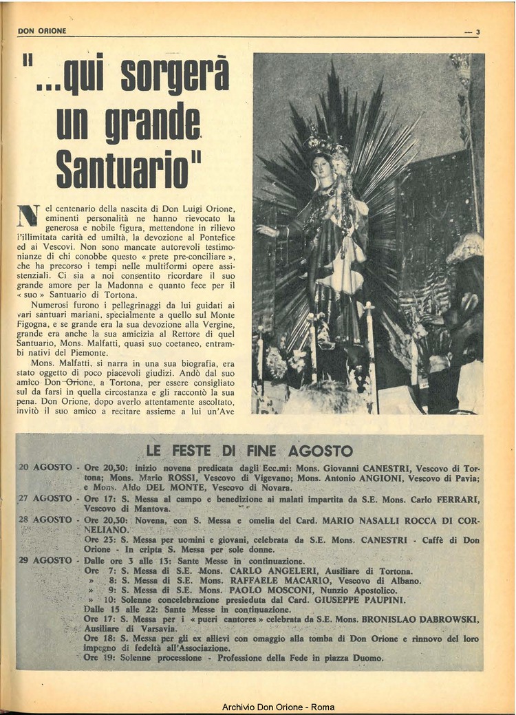 Don Orione, 67, 11, 01-08-1972, pagina 3