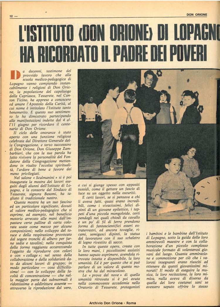 Don Orione, 67, 11, 01-08-1972, pagina 12