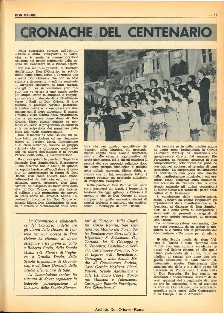 Don Orione, 67, 11, 01-08-1972, pagina 15