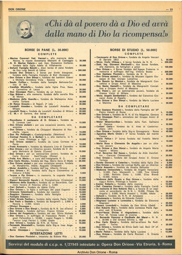 Don Orione, 67, 11, 01-08-1972, pagina 23