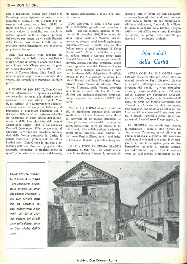 Don Orione, 67, 12, 15-08-1972, pagina 10