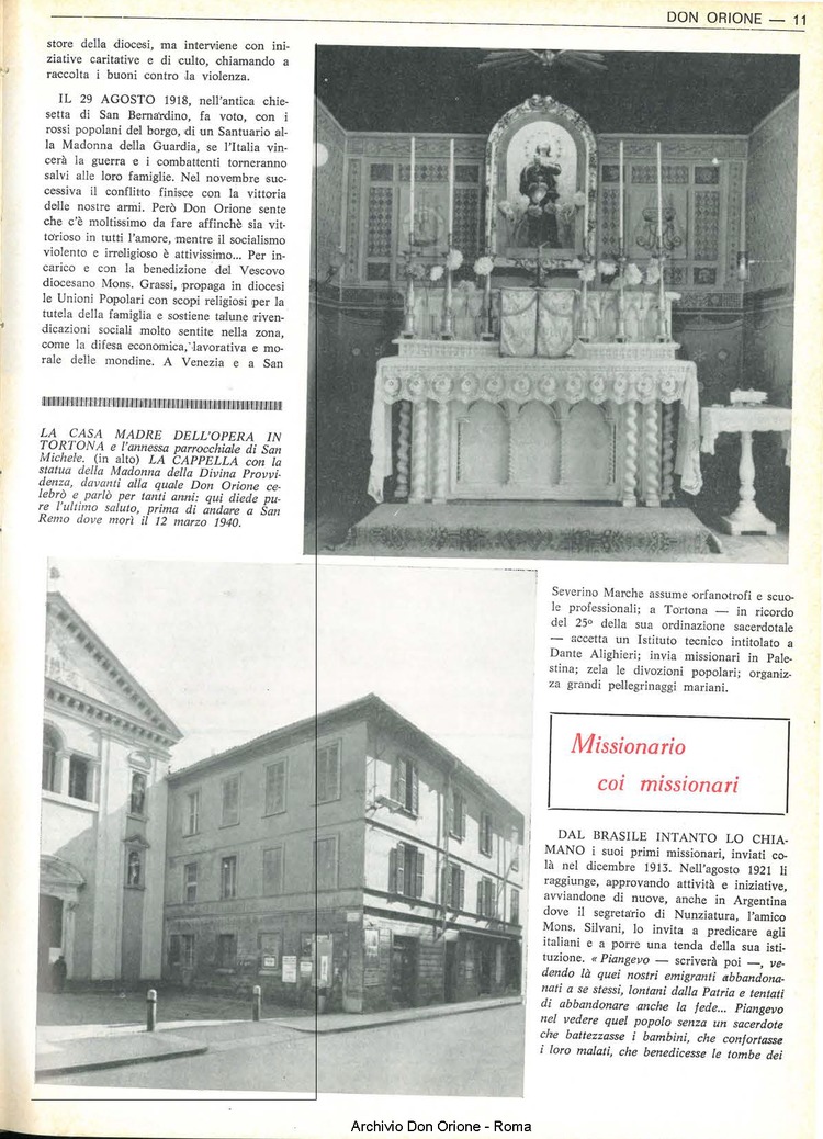 Don Orione, 67, 12, 15-08-1972, pagina 11