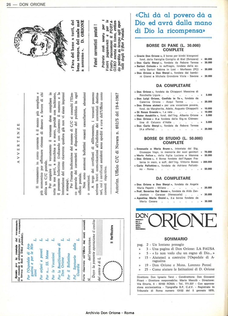 Don Orione, 67, 12, 15-08-1972, pagina 26
