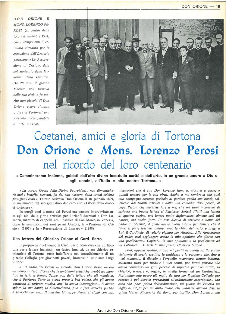 Don Orione, 67, 13, 01-09-1972, pagina 19