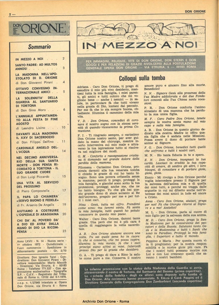 Don Orione, 67, 14, 01-10-1972, pagina 2