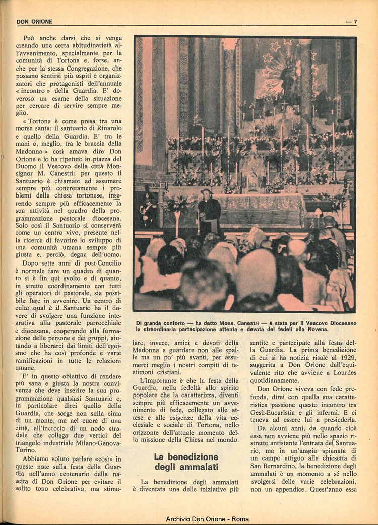 Don Orione, 67, 14, 01-10-1972, pagina 7