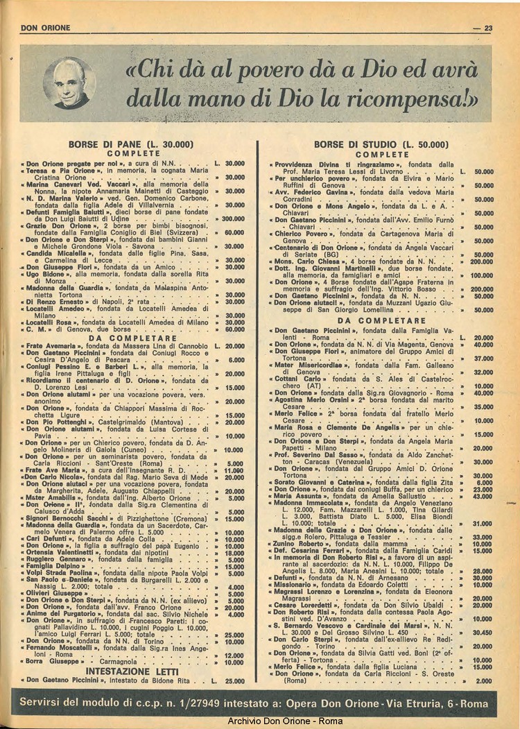 Don Orione, 67, 14, 01-10-1972, pagina 23