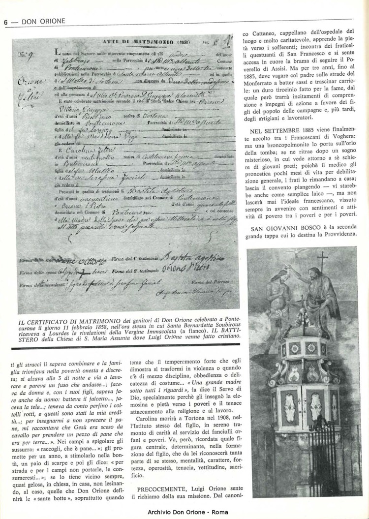 Don Orione, 67, 15, 15-10-1972, pagina 6