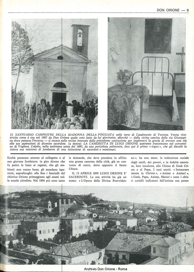 Don Orione, 67, 15, 15-10-1972, pagina 9
