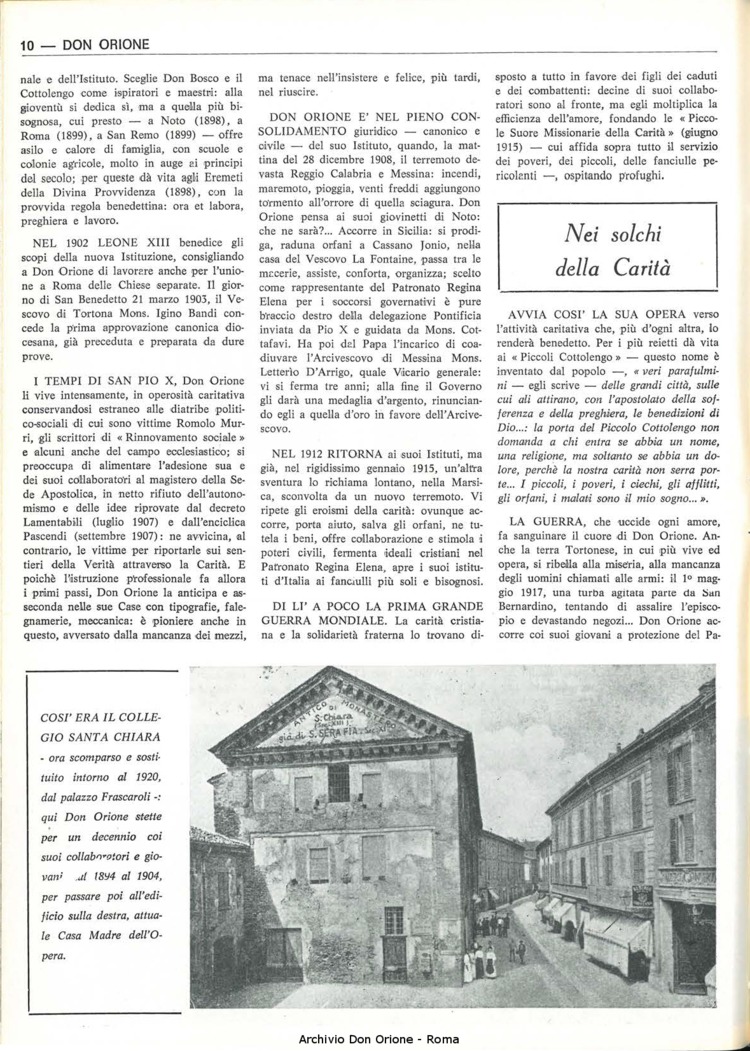 Don Orione, 67, 15, 15-10-1972, pagina 10