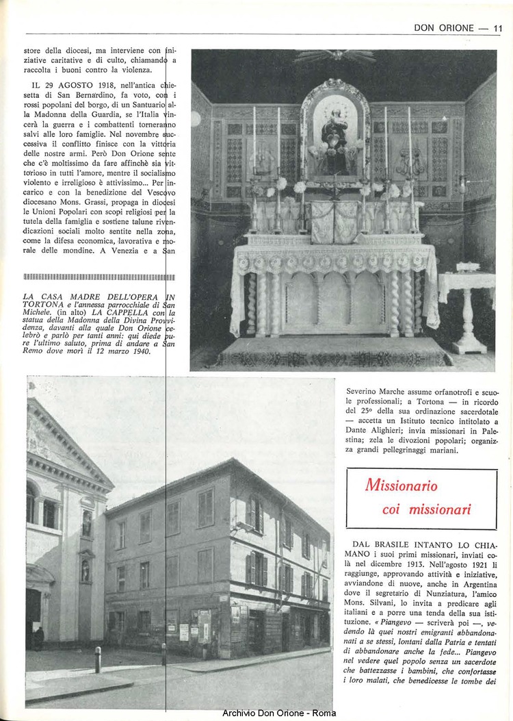 Don Orione, 67, 15, 15-10-1972, pagina 11