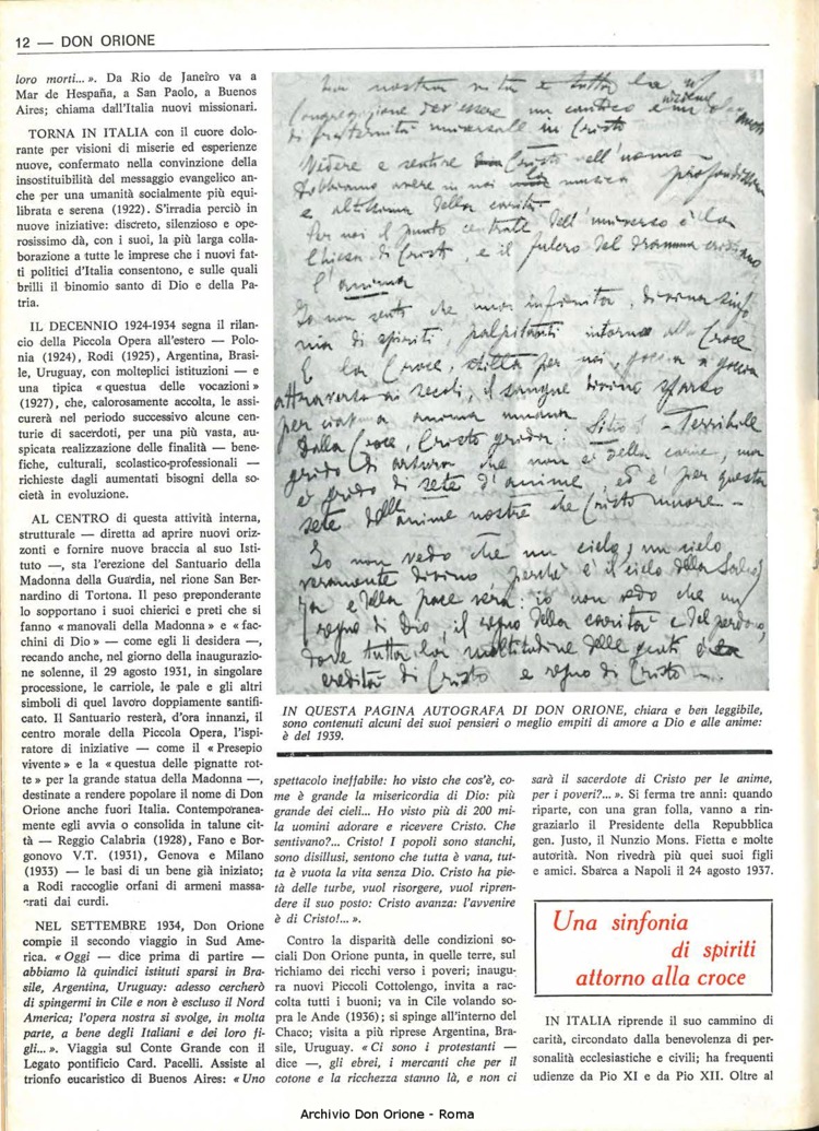 Don Orione, 67, 15, 15-10-1972, pagina 12