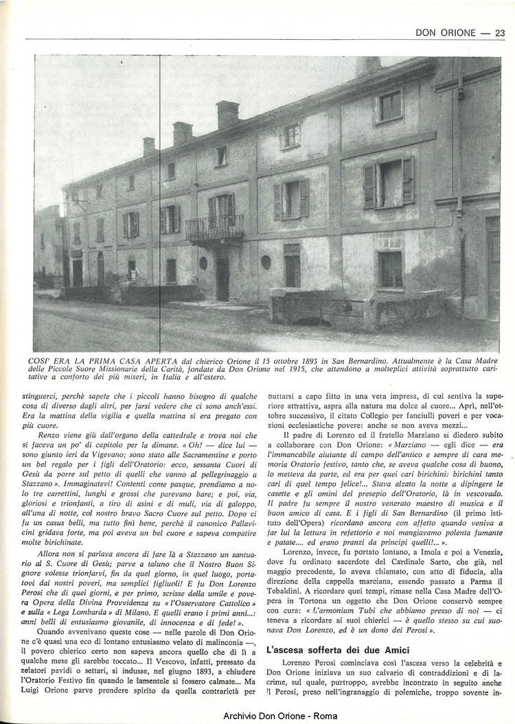 Don Orione, 67, 15, 15-10-1972, pagina 23