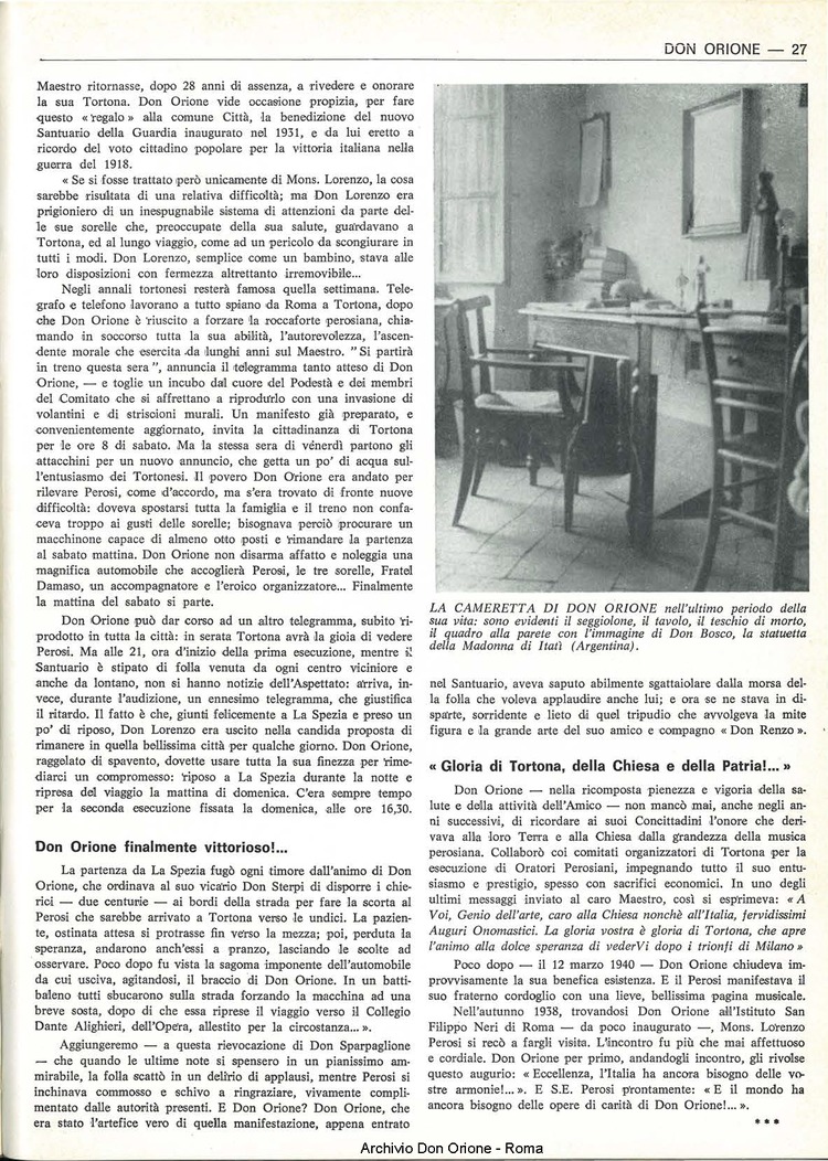 Don Orione, 67, 15, 15-10-1972, pagina 27