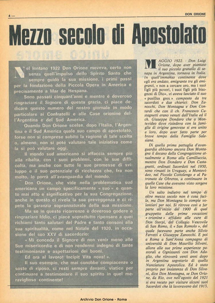 Don Orione, 67, 16, 01-11-1972, pagina 4