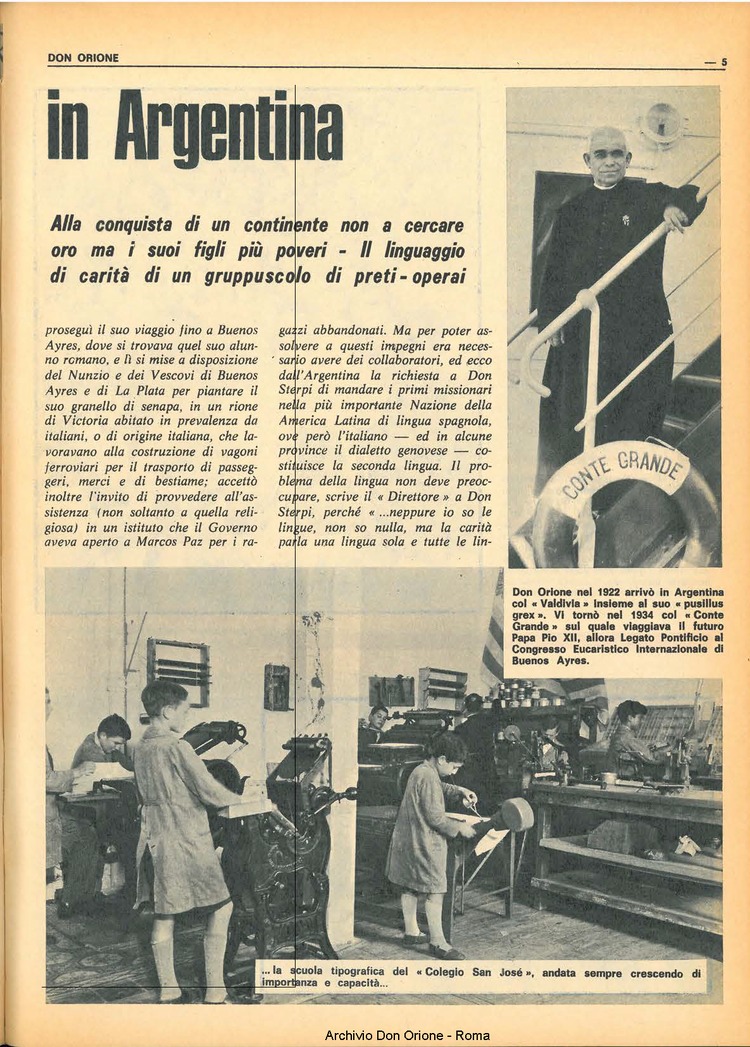 Don Orione, 67, 16, 01-11-1972, pagina 5
