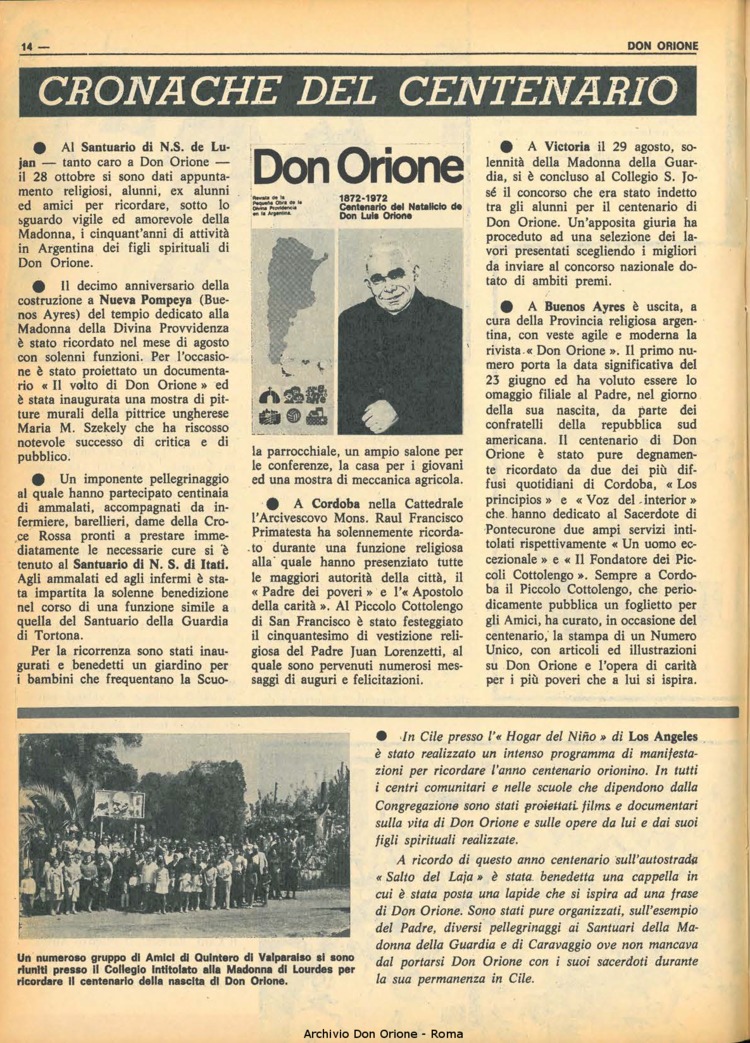 Don Orione, 67, 16, 01-11-1972, pagina 14
