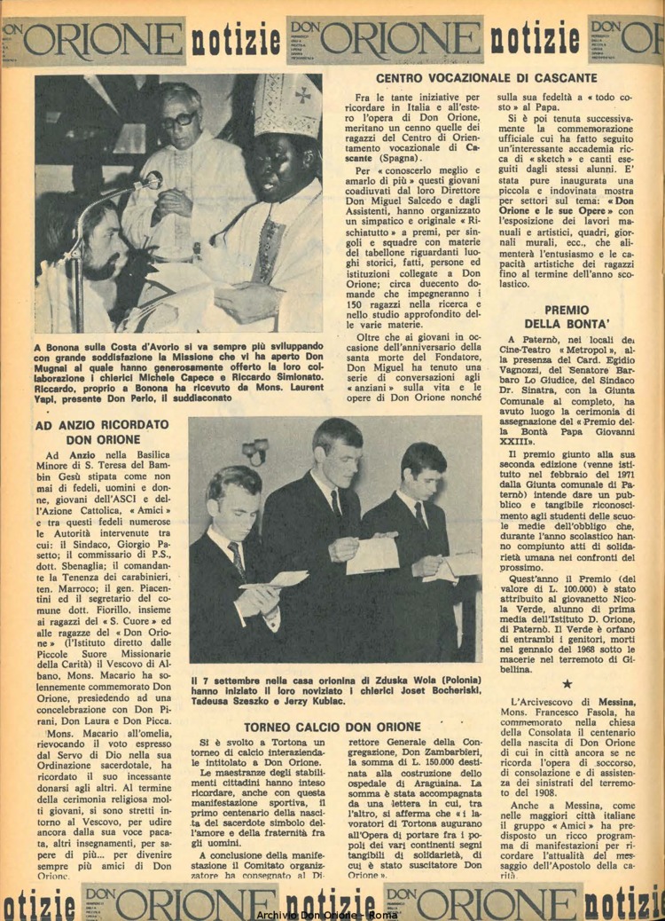 Don Orione, 67, 16, 01-11-1972, pagina 20