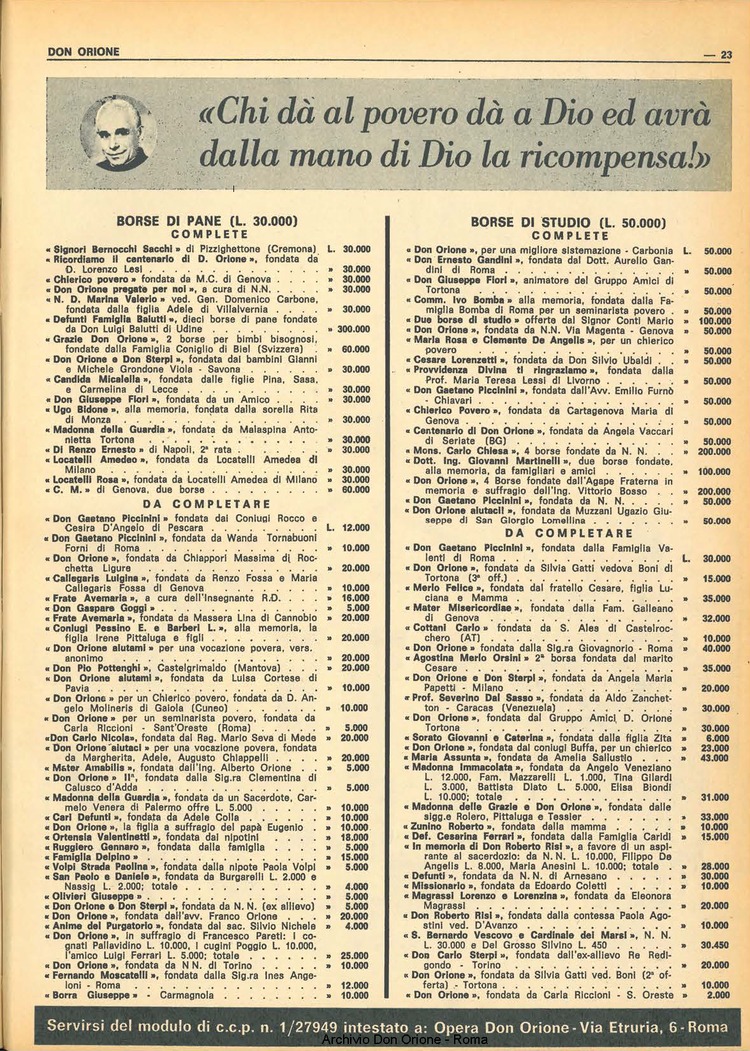 Don Orione, 67, 16, 01-11-1972, pagina 23