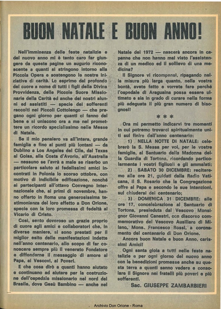 Don Orione, 67, 17, 01-12-1972, pagina 3