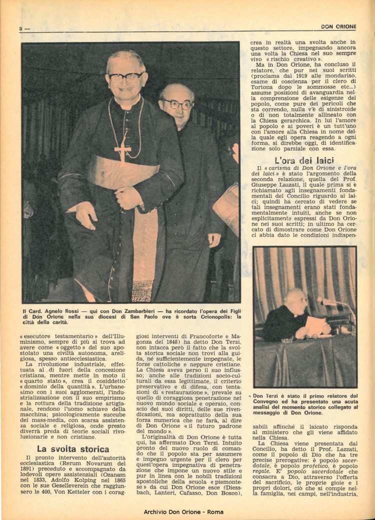 Don Orione, 67, 17, 01-12-1972, pagina 8