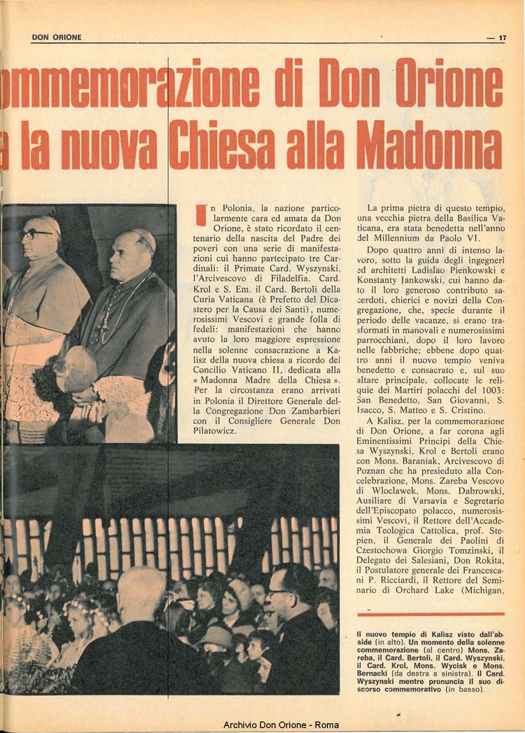 Don Orione, 67, 17, 01-12-1972, pagina 17