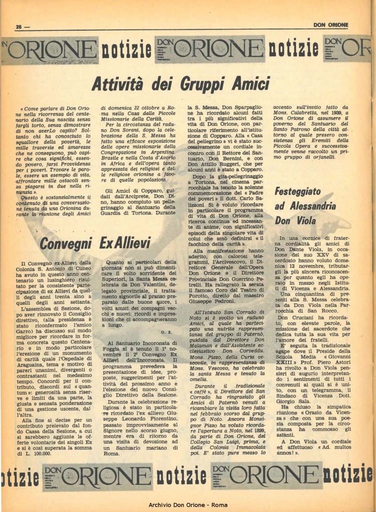 Don Orione, 67, 17, 01-12-1972, pagina 26