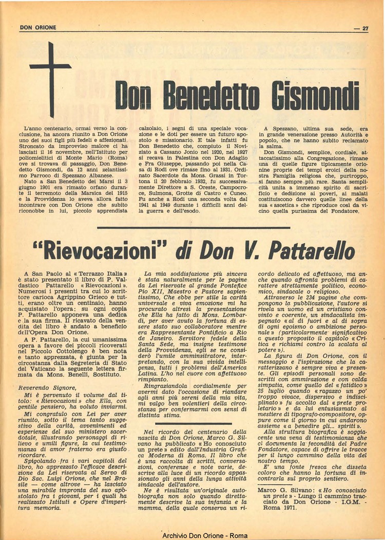 Don Orione, 67, 17, 01-12-1972, pagina 27