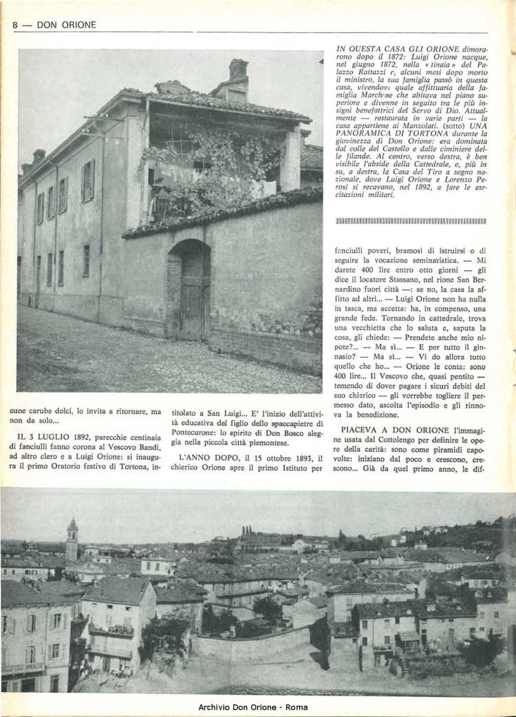 Don Orione, 67, 18, 15-12-1972, pagina 8