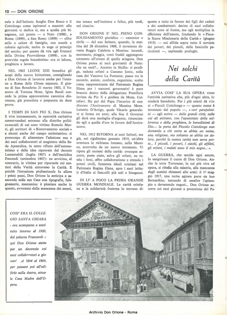 Don Orione, 67, 18, 15-12-1972, pagina 10