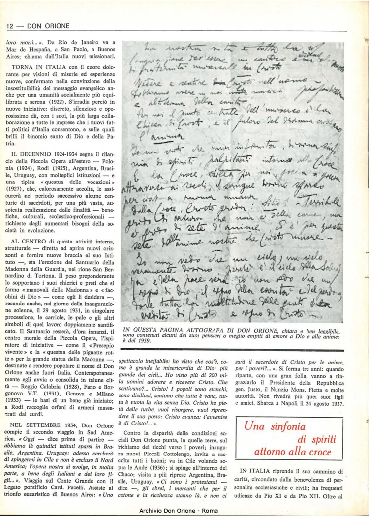 Don Orione, 67, 18, 15-12-1972, pagina 12