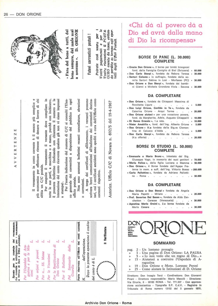 Don Orione, 67, 18, 15-12-1972, pagina 26