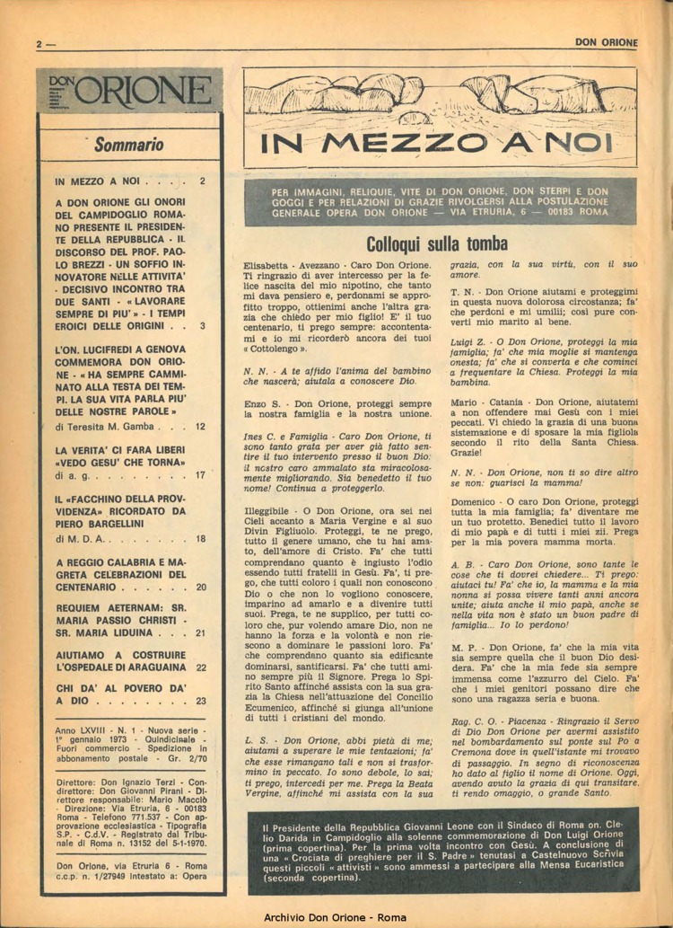 Don Orione, 68, 01, 01-01-1973, pagina 2