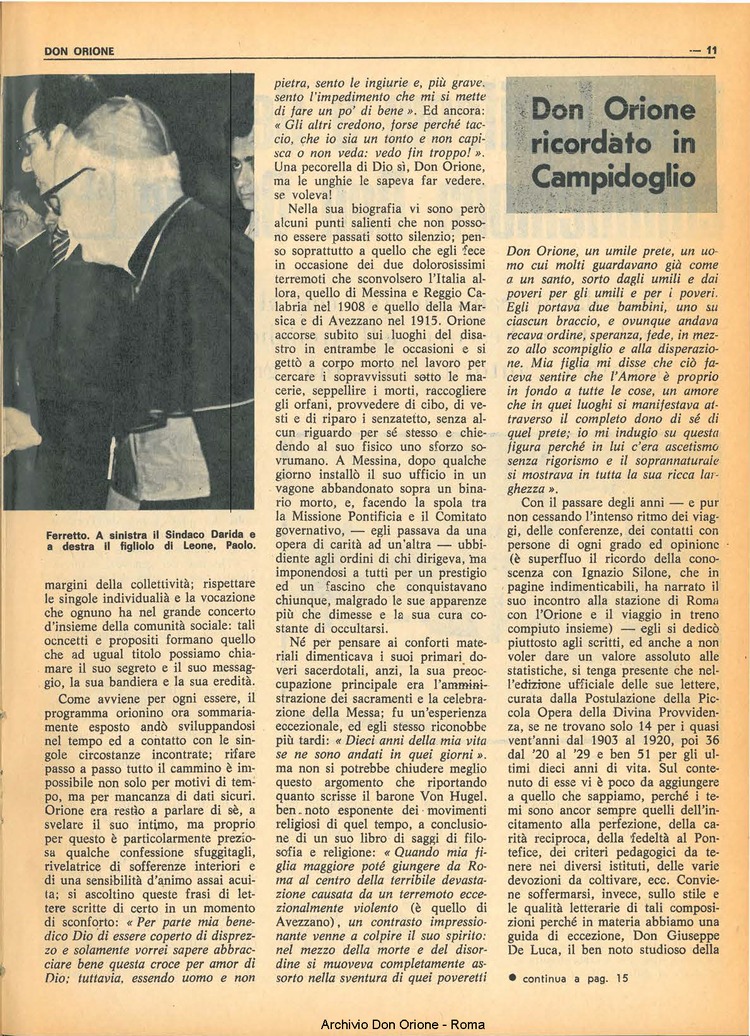 Don Orione, 68, 01, 01-01-1973, pagina 11