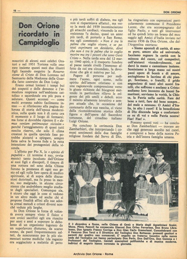 Don Orione, 68, 01, 01-01-1973, pagina 16