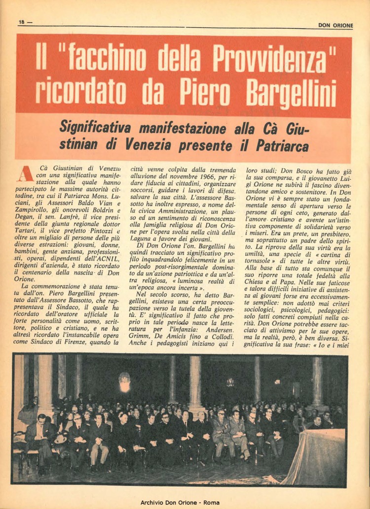 Don Orione, 68, 01, 01-01-1973, pagina 18